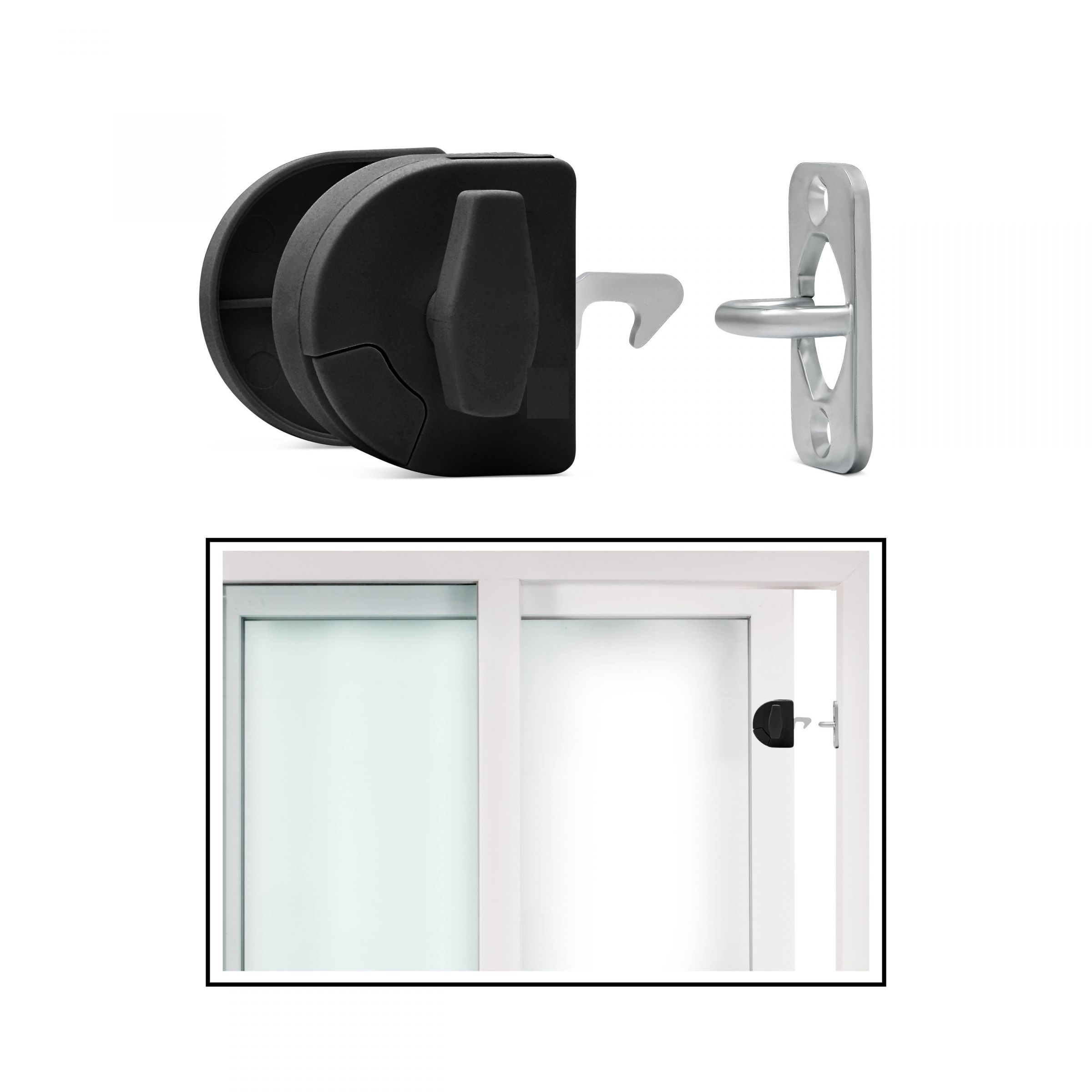 LATCHback Auto sliding door latch Door Closer & Hardware D&D